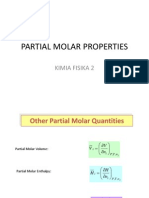 Partial Molar Properties: Kimia Fisika 2