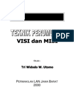 Teknik Perumusan Visi Dan Misi