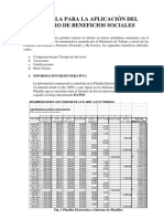 BENEFICIOS SOCIALES - Cartilla