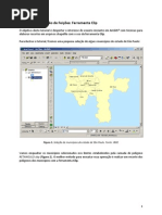ArcMap Recursos de Edicao Ferramenta Clip