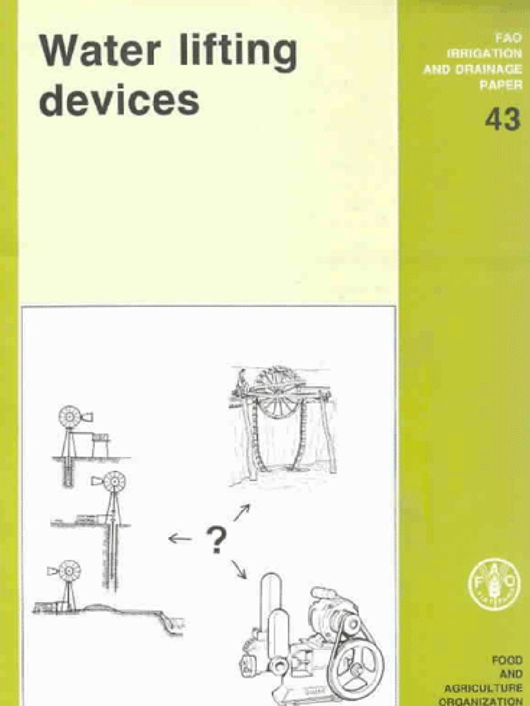 Water Lifting Devices FAO | PDF | Pump | Kilowatt Hour