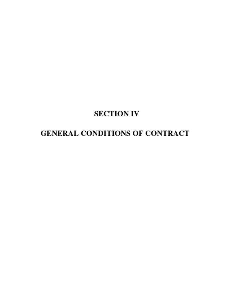 Gcc-Works - 20130708 - 165943 General Conditions of Contract | PDF ...