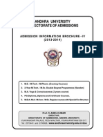 Admission Information Brochure IV