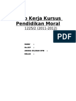 Folio Kerja Kursus Pendidikan Moral Not Complete ...