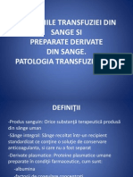16.Transfuzii Si Patologia Posttransfuzionala