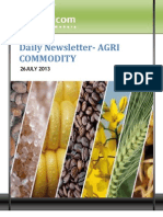 Daily Agri News Letter 26 July 2013