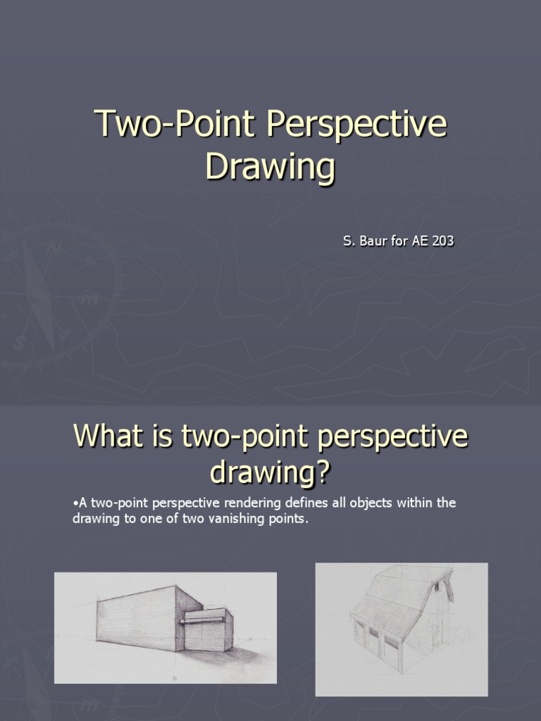 Two-Point Perspective Drawing Guide | PDF | Perspective (Graphical ...