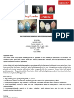 Rare Earth Cerium Oxide CeO2 Optical Polishing Powder 998