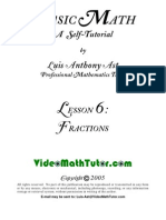 Download Video Math Tutor Basic Math Lesson 6 - Fractions by The Video Math Tutor SN15611534 doc pdf