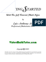Download Video Math Tutor Getting Started With My Math Videos by The Video Math Tutor SN15611546 doc pdf