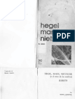 Hegel, Marx, Nietzsche-Lefrbvre