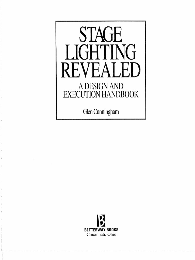 Stage Lighting Revealed A Design and Execution Handbook PDF