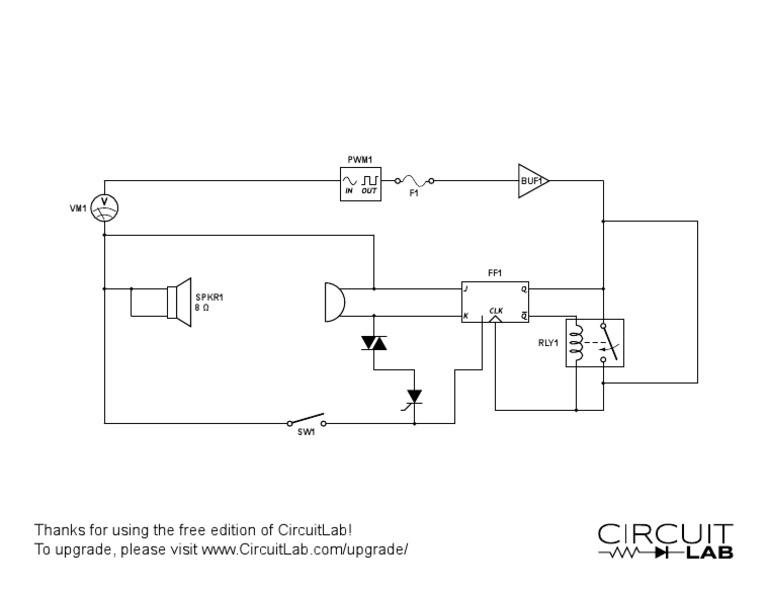 PWM Circuit with Speaker and Relay | PDF | Technology & Engineering