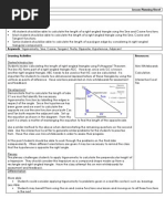 Lesson Plan Trig Lengths