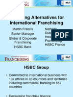 Financing Alternatives For International Franchising