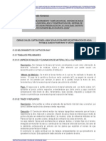 Especificaciones Tecnicas Agua Potable 02 Chongos Bajo