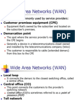 Wide Area Networks (WAN) : Terms That Are Commonly Used by Service Providers