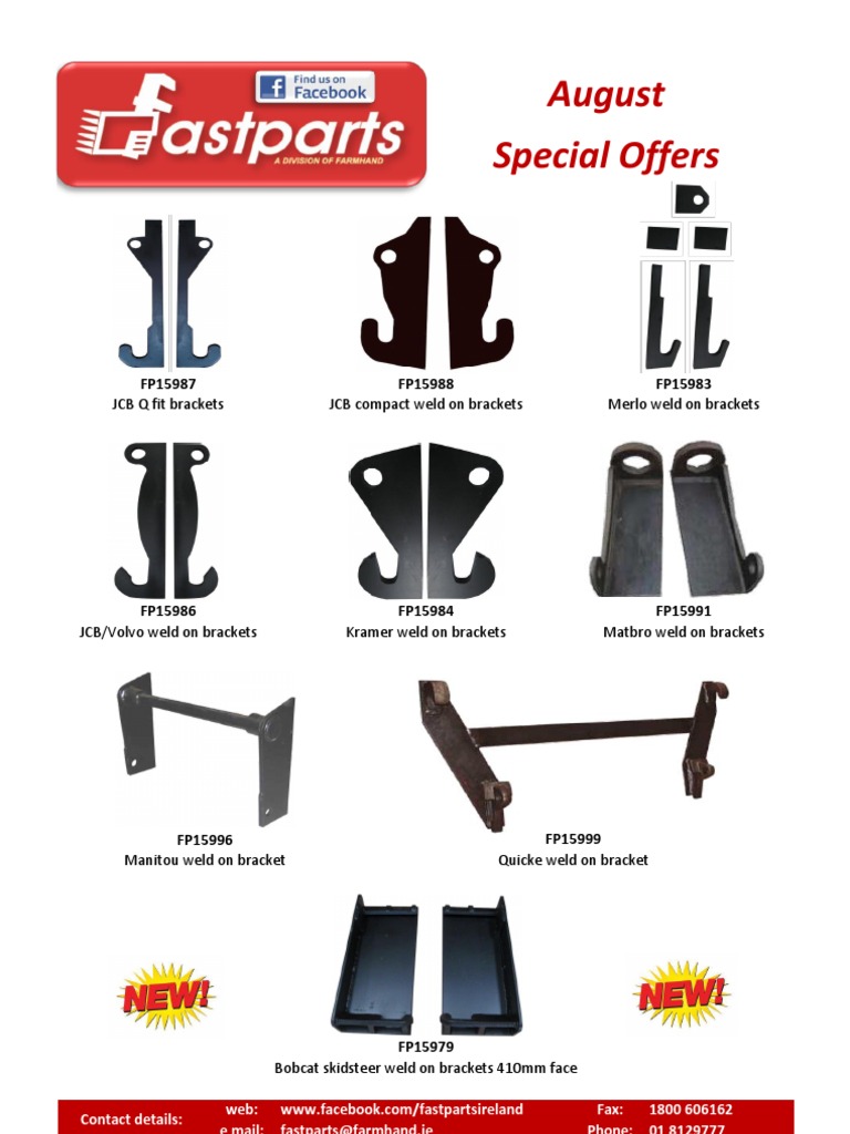 Fastparts August Special Offer | PDF