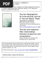 66_Williams Ay HallTourism and Migration New Relationships Between Production and Consumption