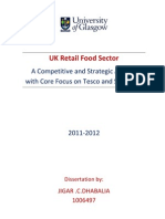 UK Retail Food Sector Analysis Focusing on Tesco & Sainsbury