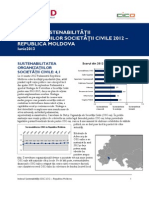 Indexul Sustenabilitatii 2012 Moldova