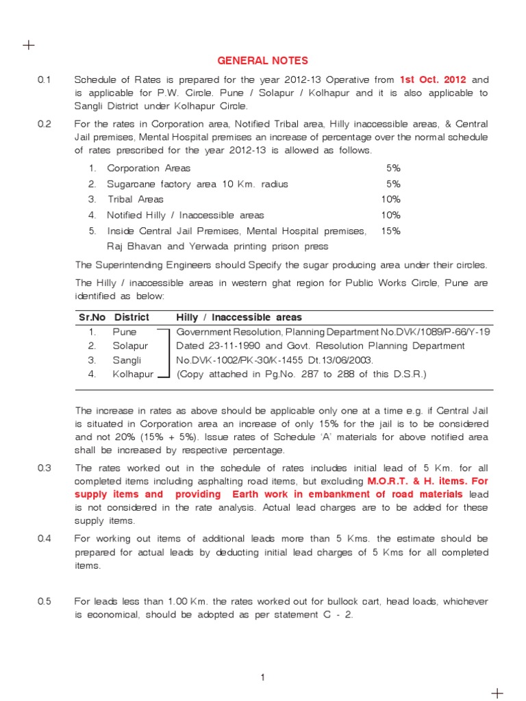 Maharashtra PWD DSR 2025 Overview | PDF | Asphalt | Value Added Tax