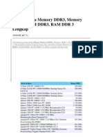 Daftar Harga Memory DDR3