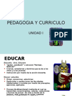 Pedagogia Curriculo Educacion UC