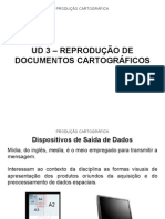 PRODUCAO CARTOGRAFICA - UD 3 – REPRODUÇÃO DE DOCUMENTOS CARTOGRÁFICOS