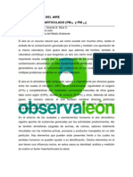 Contaminación por PM10 y PM2.5