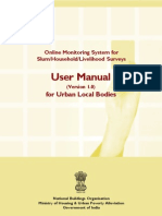 Urban Develpment Mission Online Users-Manual-Monitoring System