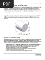 Inventor Tolerance Modeling