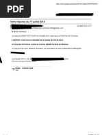 Mail + Courrier 24 Juillet 2013