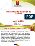 Rendición de cuentas municipio Cartago 2013