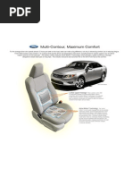 Download Multi-Contour Seats Fact Sheet by Ford Motor Company SN15625987 doc pdf