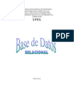 Bases de Datos Relacionales