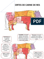 Tipos de Cortes de Carne de Res Exponer