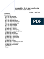 Las 22 Leyes Inmutables de La Mercadotecnia