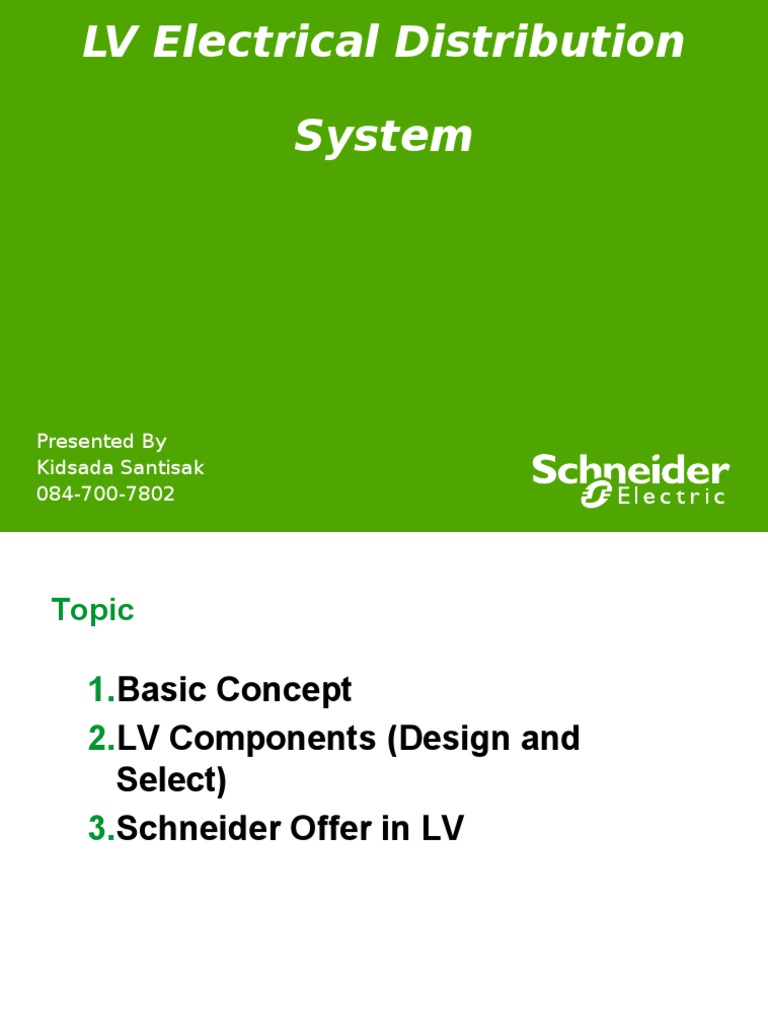 01 LV System | PDF