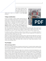 Tap Changer: Voltage Considerations