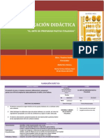 M2 - Planeación Didáctica - Pastas Italianas - Tarea2