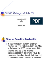 SMW3 Outage of July 05: Presentation To PTA by Ispak 8 March 2006