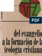 Oscar Cullmann Del Evangelio A La Formacion de La Teologia Cristiana PDF