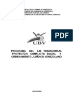 Proyecto II Conflicto Social y Ordenamiento Juridico Territorial