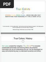 True Colors Team Building Activity | PDF | Psychology | Communication