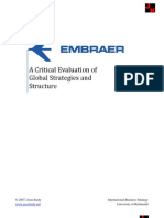 Embraer: Global Strategy