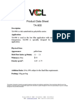 Product Data Sheet TA-900: Description