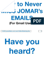 Miss Jomar'S Emails: (For Gmail Users)