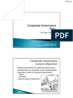 Corporate Governance I (TT-110905)