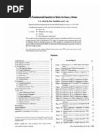 Fundamental Equation of State for Heavy Water-Hills